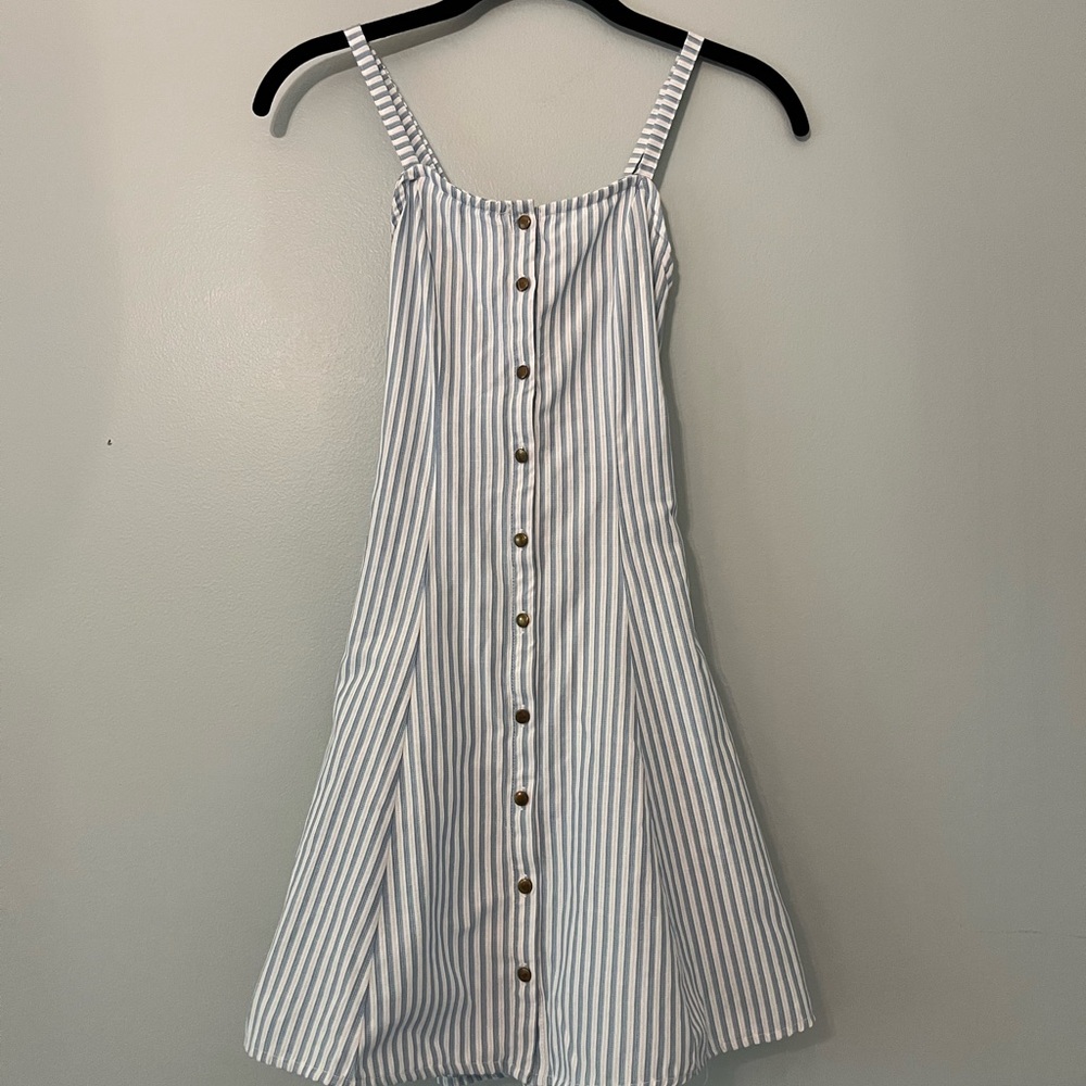 Chelsea and Violet Blue and White Girls Dress